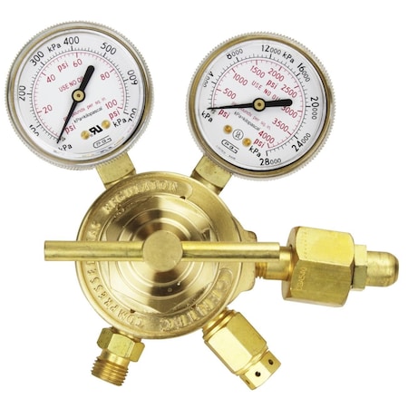 Gentec STATION REGULATORS, Station Regulator, Med. Dty., Propane, Hydrogen 152SF-125